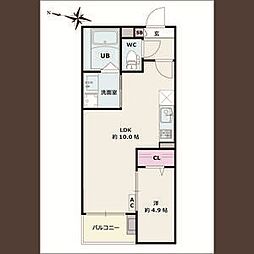 間取図画像 1LDK