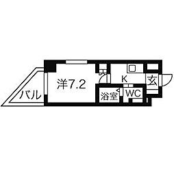 間取図画像 1K