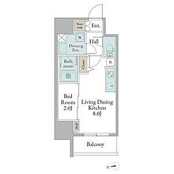 ストーリア名古屋城西 1LDKの間取図画像