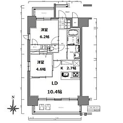 S-RESIDENCE亀島駅前blaze 4階/401