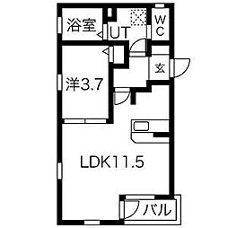 クラージュ本陣 3階