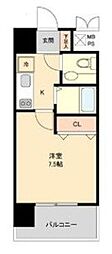 FRONTIERTOWER名駅南 1Kの間取図画像