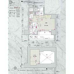 エステムコート名古屋・栄デュアルレジェンド 1Kの間取図画像