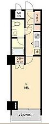 スクエア名駅南 1Kの間取図画像