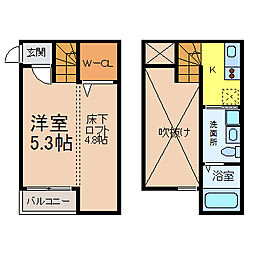 ル・ケレス黄金 1SKの間取図画像