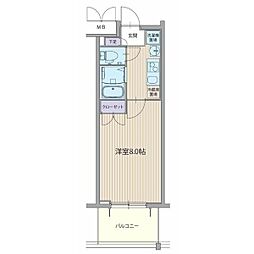 パルティール上前津 1Kの間取図画像