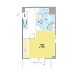 MyStage大久手 1Kの間取図画像