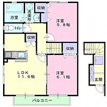 フィカーサ上富井 202 ｜ 岡山県倉敷市上富井522-131（賃貸アパート2LDK・2階・58.14㎡） その2