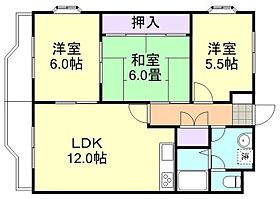 ニューマリッチ有楽II 205 ｜ 岡山県倉敷市白楽町321-3（賃貸マンション3LDK・4階・66.00㎡） その2