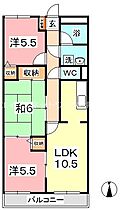 デューク白楽町I 105 ｜ 岡山県倉敷市白楽町610-3（賃貸マンション3LDK・1階・65.41㎡） その2