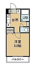 ティノコアくらしき 101 ｜ 岡山県倉敷市中庄2246-9（賃貸アパート1K・1階・24.84㎡） その2