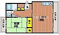 フジノマンション3階4.5万円