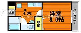 アイディアル 207 ｜ 岡山県倉敷市二子138-4（賃貸マンション1K・2階・25.02㎡） その2