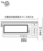 レオパレスアモーレ　パートII 205 ｜ 岡山県倉敷市上東1089-1（賃貸アパート1K・2階・22.35㎡） その3