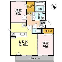 ファーデン・ハウス 205 ｜ 岡山県倉敷市児島柳田町1795-2（賃貸アパート2LDK・2階・60.88㎡） その2