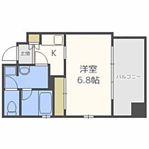 福岡県福岡市中央区平和3丁目（賃貸マンション1K・6階・24.82㎡） その2