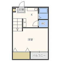 福岡県福岡市東区筥松4丁目（賃貸アパート1K・1階・19.37㎡） その2