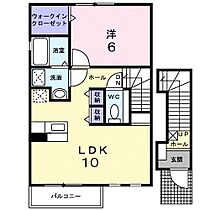 昴　壱番館 201 ｜ 福岡県筑紫野市大字常松379番地2（賃貸アパート1LDK・2階・46.28㎡） その2