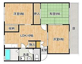 サンビレッジ二日市B棟 102 ｜ 福岡県筑紫野市塔原東２丁目1-2（賃貸アパート3LDK・1階・59.30㎡） その2