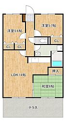 DYNASTIE8 3LDKの間取図画像