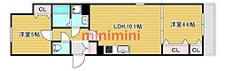 セレニティ豊川 2LDKの間取図画像