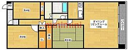 KDXレジデンス茨木2 3LDKの間取図画像