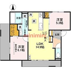 物件の間取り