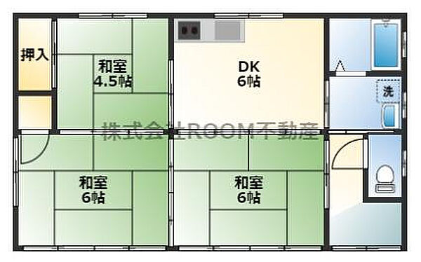 山之内貸家 ｜宮崎県北諸県郡三股町稗田(賃貸一戸建3DK・1階・49.65㎡)の写真 その2