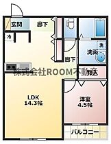 ROM  ｜ 宮崎県都城市金田町1066-9（賃貸アパート1LDK・1階・46.35㎡） その2