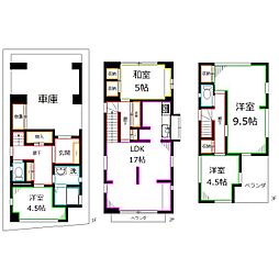 内藤貸家 4LDKの間取り