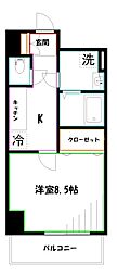 Glanpia 1Kの間取図画像