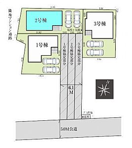 間取り：区画図