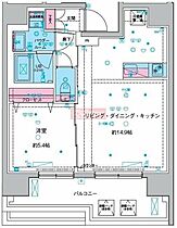 ジェノヴィア本所吾妻橋III 802 ｜ 東京都墨田区石原４丁目25-18（賃貸マンション1LDK・1階・46.00㎡） その2