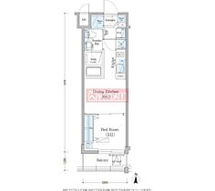 アーバネックス深川住吉 202 ｜ 東京都江東区猿江１丁目9-10（賃貸マンション1DK・1階・25.24㎡） その2