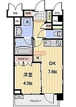 プロスペクト恩賜公園 702 ｜ 東京都江東区大島１丁目5-1（賃貸マンション1DK・7階・32.08㎡） その2