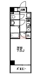 Ｔ−ｒｏｏｔ 3階1Kの間取り