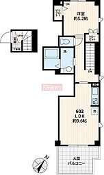 Ｌａ　Ｐａｉｘ　Ｓｋｙｔｒｅｅ　ラペスカイツリー 6階1LDKの間取り