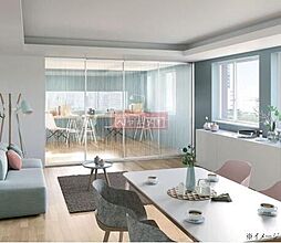 ＢｒｉｌｌａｎｔｅＲｙｏｇｏｋｕ 502 5階1DKのリビング/ダイニング