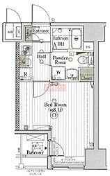 レガスタ東向島 1Kの間取図画像