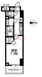 レジディア亀戸 1Kの間取図画像