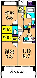 ATGPark東品川 2LDKの間取図画像
