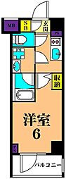 PREMIUMCUBE大井町#mo 1Kの間取図画像