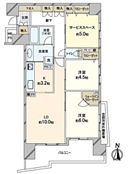 クリオ横須賀本町 4階　角住戸