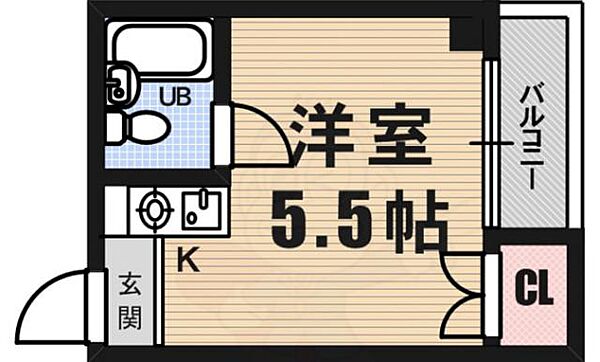 ソレイユ朝潮 201｜大阪府大阪市港区八幡屋１丁目(賃貸マンション1R・2階・14.40㎡)の写真 その2