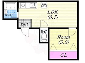 クリアレジデンス弁天町  ｜ 大阪府大阪市港区波除３丁目（賃貸マンション1LDK・3階・30.00㎡） その2