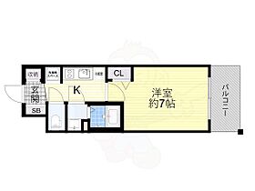 プレサンスOSAKA DOMECITY クロスティ  ｜ 大阪府大阪市西区九条１丁目5番14号（賃貸マンション1K・7階・22.96㎡） その2