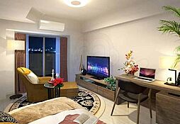 ソルテラス大阪BAY STATION SIDE 8階1Kのリビング/ダイニング