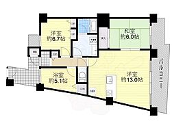 間取図画像 3LDK