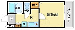 ブレス福寿 1Kの間取図画像