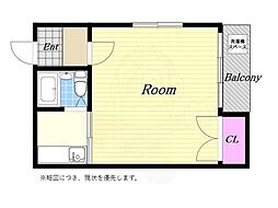 シティライフ大正 1Kの間取図画像